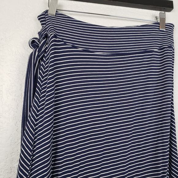 GAP Wrap Skirt Stripe Maxi - M - Picture 3 of 4